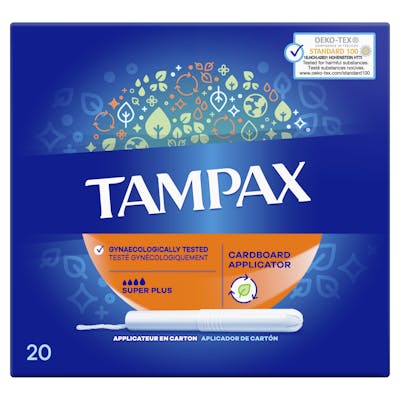 Tampax Blue Super Plus 20 stk 29.95 kr