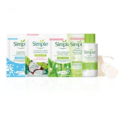 Simple Skin Care Treats Gift Set 2 x 21 ml + 25 g + 2 x 50 ml