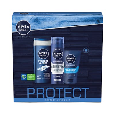 Nivea Men Protect & Care Kit Set 100 ml + 200 ml + 250 ml
