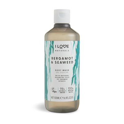 I Love Cosmetics Naturals Bergamot &amp; Seaweed Body Wash 500 ml
