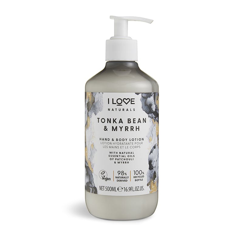 I Love Cosmetics Naturals Tonka Bean & Myrrh Hand & Body Lotion 500 ml