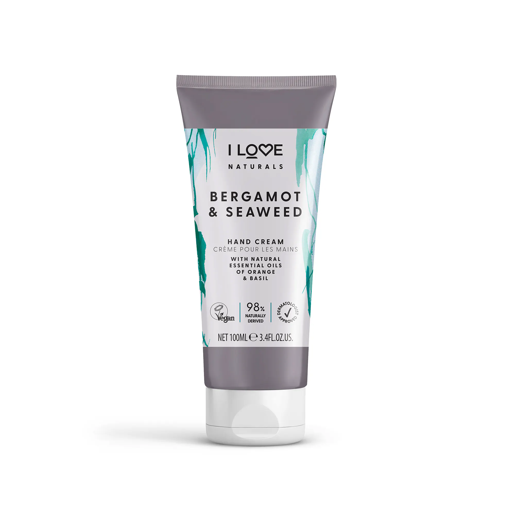 I Love Cosmetics Naturals Bergamot & Seaweed Hand Cream 100 ml