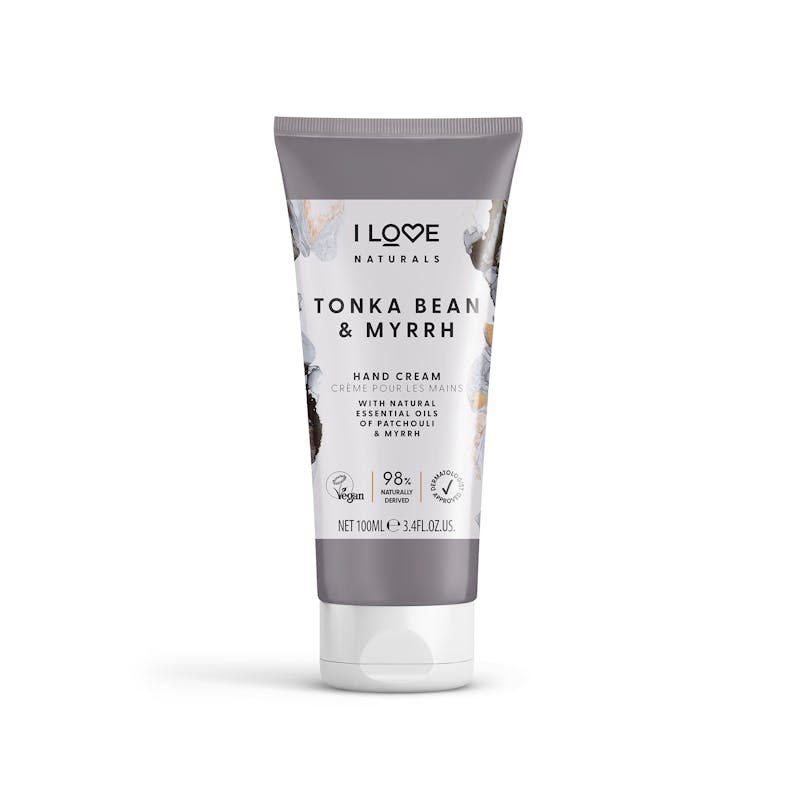 I Love Cosmetics Naturals Tonka Bean &amp; Myrrh Hand Cream 100 ml