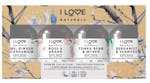 I Love Cosmetics Naturals Shower Collection 4 x 125 ml