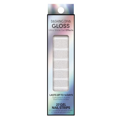 Dashing Diva Gloss Ultra Shine Gel Effect Silver Powder 27 stk