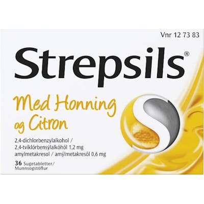 Strepsils Sugetabletter Honning/Citron 36 stk