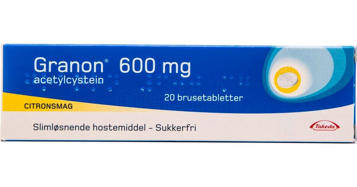 Granon Brusetabletter 600 mg 20 stk