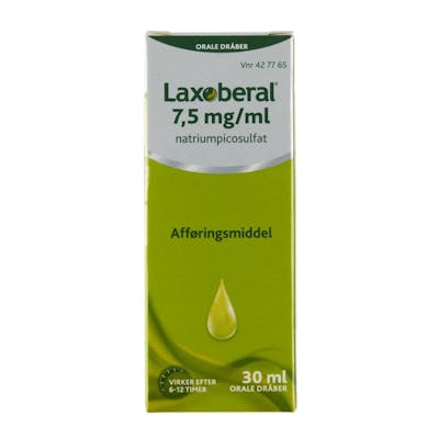 Laxoberal Oral Dråber 7,5 mg 30 ml
