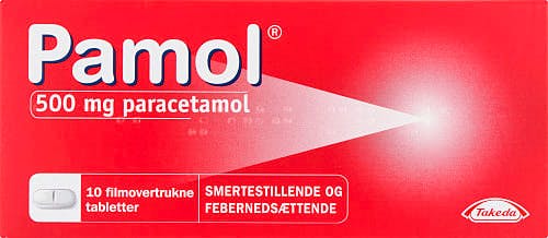 Pamol Tabletter 500 mg 10 stk