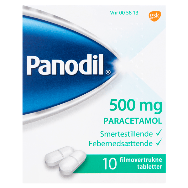 Panodil Tabletter 500 mg 10 stk
