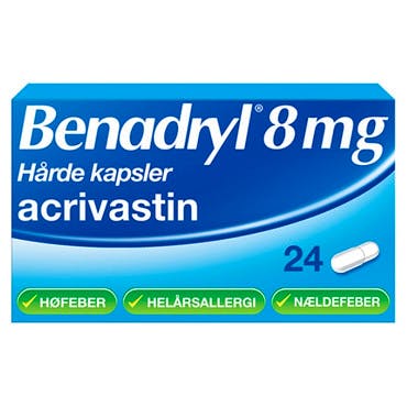 Benadryl Allergikapsler 8 mg 48 stk
