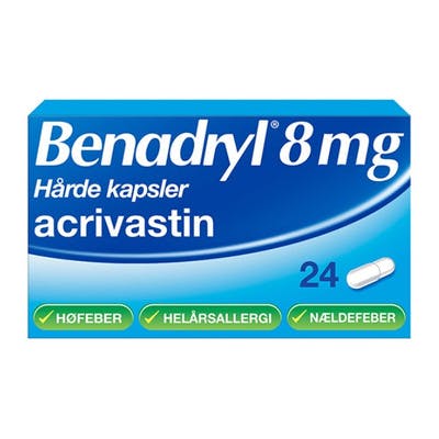 Benadryl Allergikapsler 8 mg 48 stk