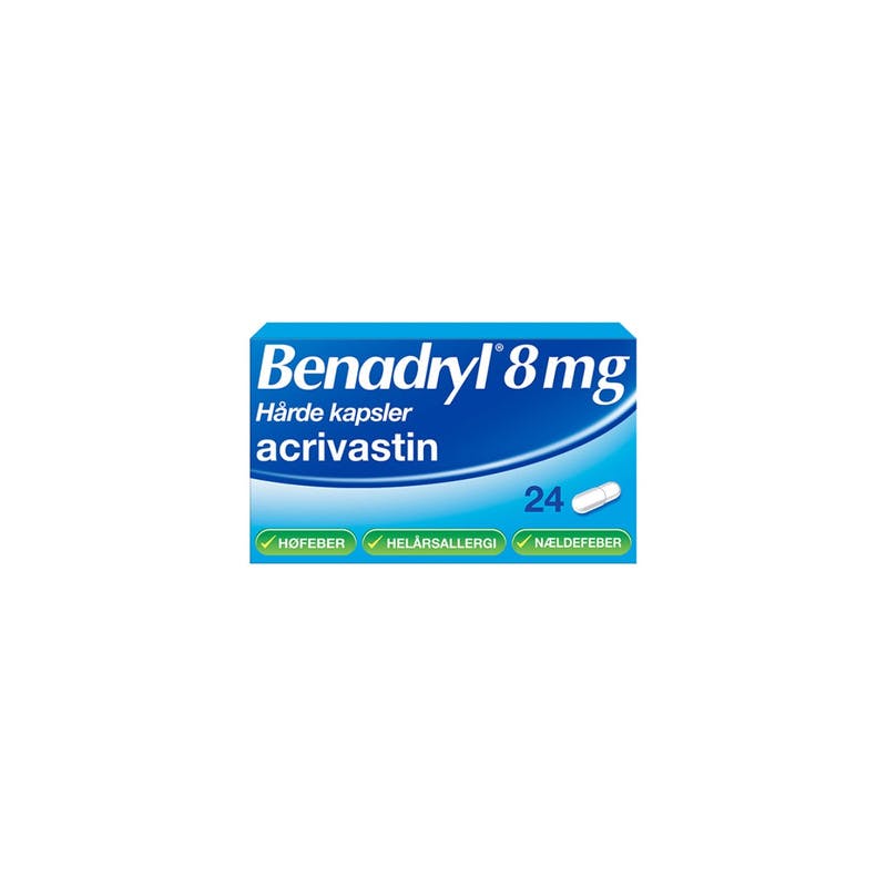 Benadryl Allergikapsler 8 mg 48 stk