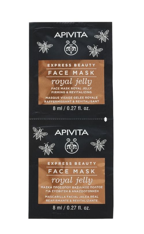 Apivita Express Beauty Face Mask Royal Jelly 2 x 8 ml