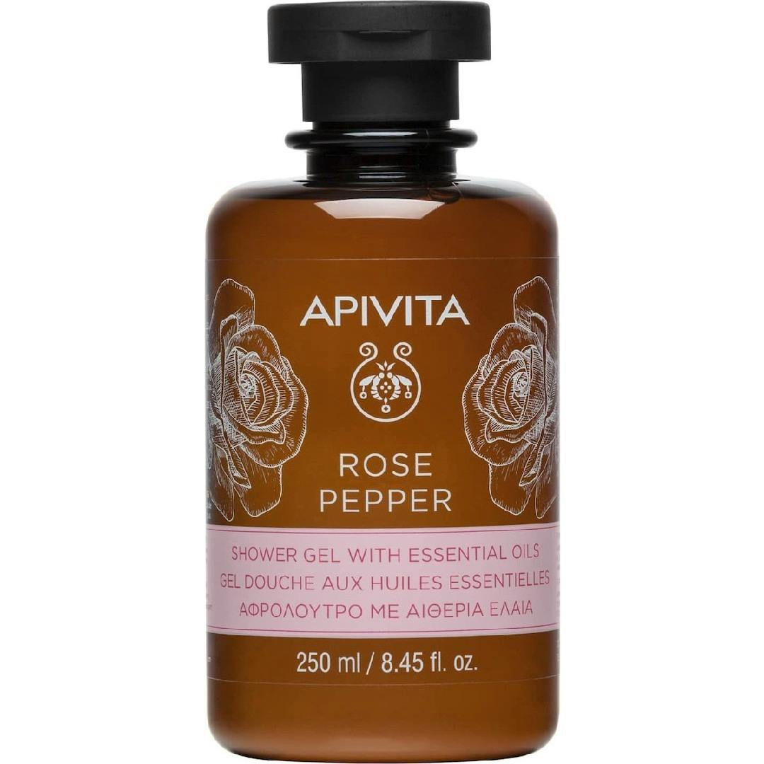 Apivita Rose Pepper Shower Gel With Essential Oils 250 ml £8.25