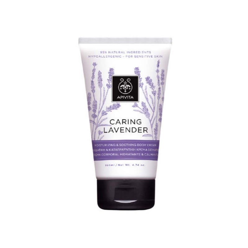 Apivita Caring Lavender Moisturizing &amp; Soothing Body Cream 150 ml