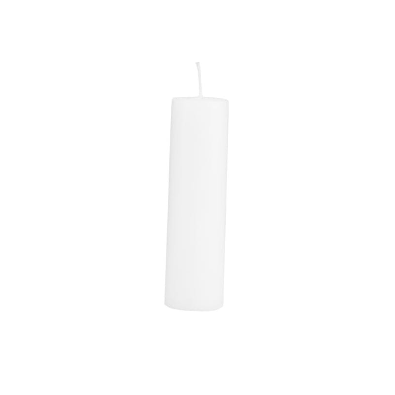 House Doctor Pillar Candle White 15 x 4 cm 1 st