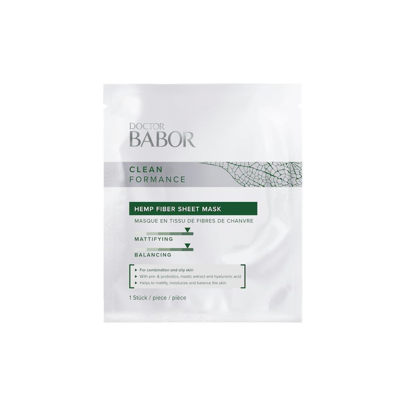 Babor Cleanformance Hemp Fiber Sheet Mask 1 st