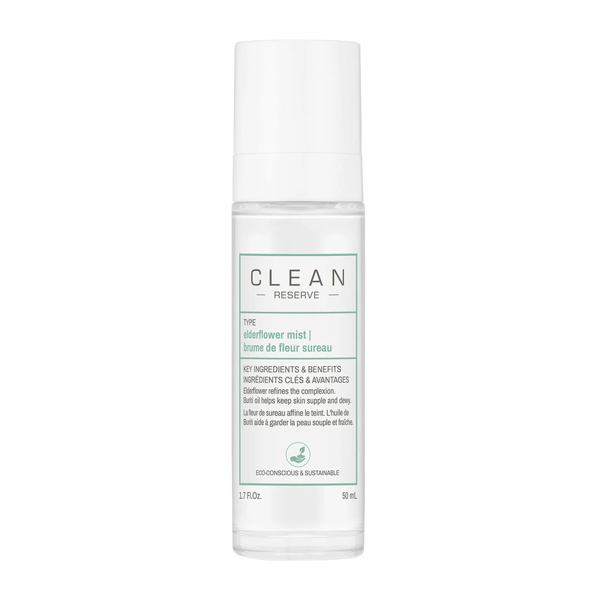 Clean Reserve Elderflower Face Mist 50 ml
