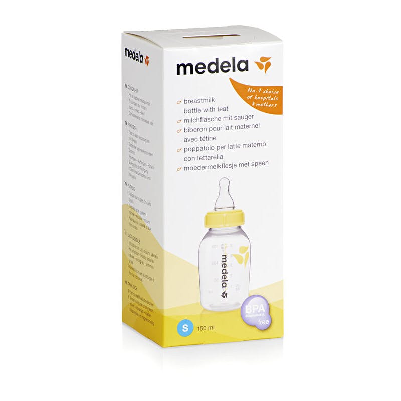 Medela Breastmilk Bottle 150 ml With Teat S 150 ml