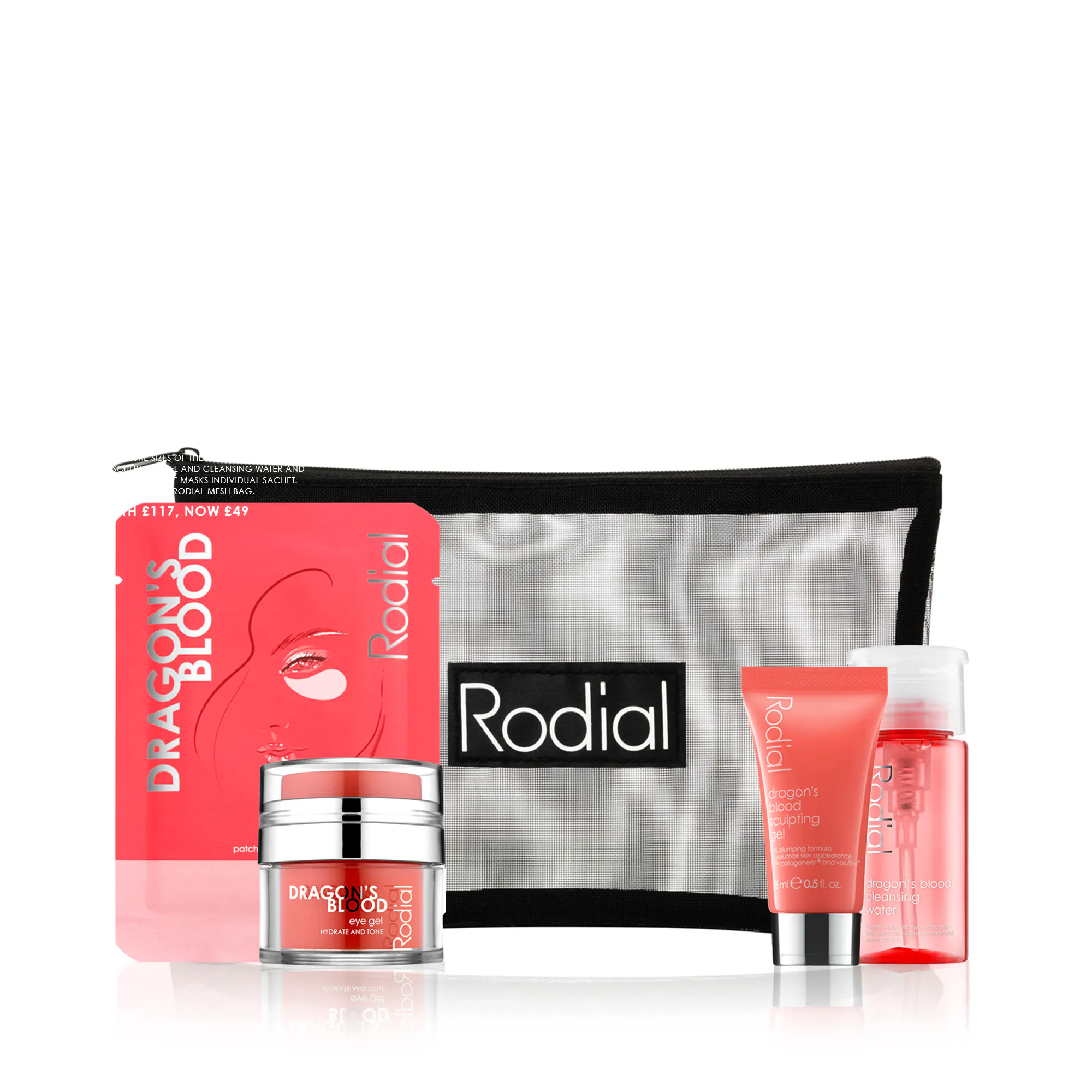 Rodial Dragon's Blood Little Luxuries Set 3 g + 2 x 15 ml + 100 ml