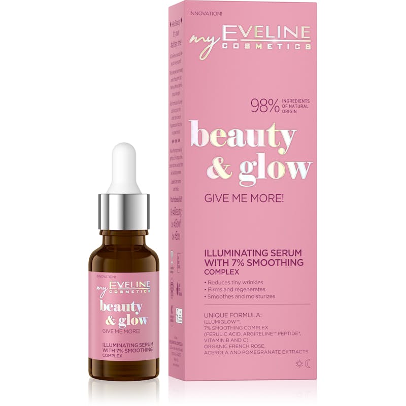 Eveline Beauty &amp; Glow Illumi Serum With 7% Smoothing Complex 18 ml