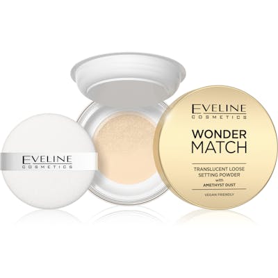 Eveline Wonder Match Loose Fixing Powder with Amethyst Dust 6 g