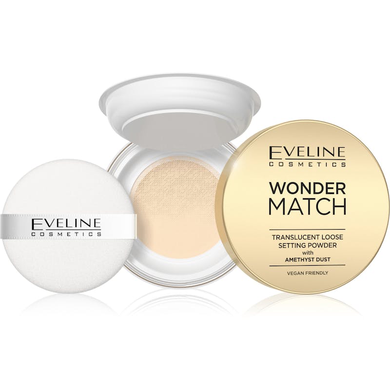Eveline Wonder Match Loose Fixing Powder with Amethyst Dust 6 g