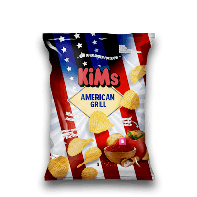 Kims American Grill Chips 170 g