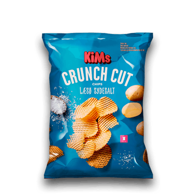 Kims Crunch Cut Chips Læsø Sydesalt 160 g