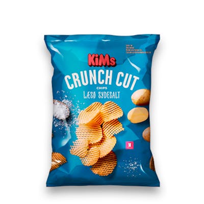 Kims Crunch Cut Chips Læsø Sydsalt 160 g