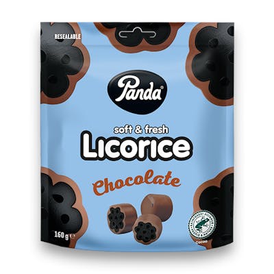 Panda Soft &amp; Fresh Licorice Chocolate 200 g