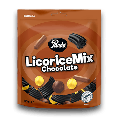 Panda Licorice Mix Chocolate 175 g