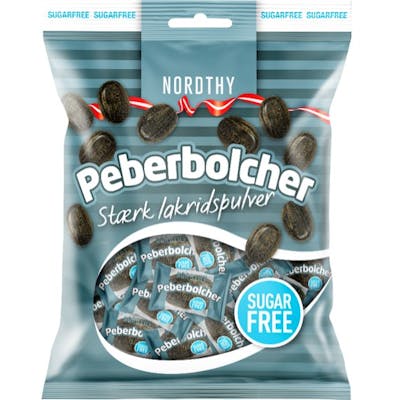 Nordthy Sukkerfrie Peberbolcher 125 g