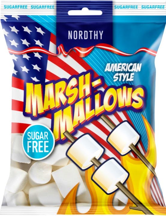Nordthy Sugar Free Marshmallows 100 g 2.99 EUR luxplus.be