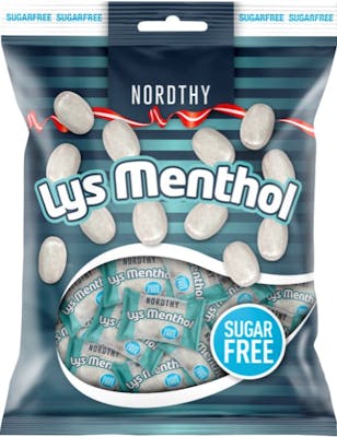 Nordthy Sukkerfri Lys Menthol 125 g