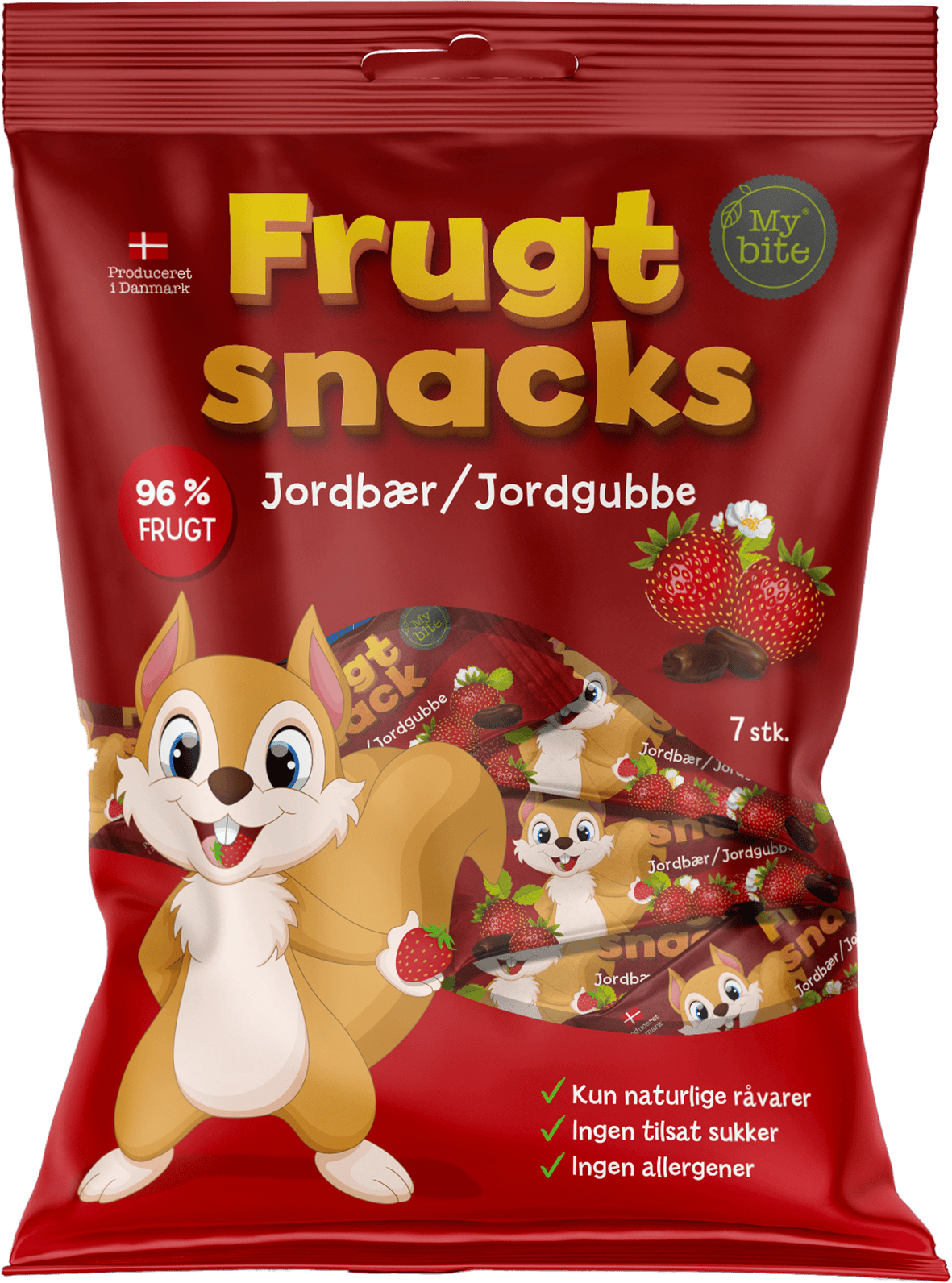 Nordthy MyBite Fruit Snacks Strawberry 100 g