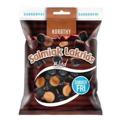 Nordthy Sugar Free Salty Liquorice Soft 65 g