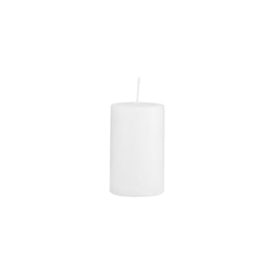 House Doctor Pillar Candle White 10 x 6 cm 1 kpl