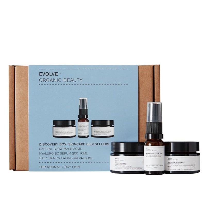 Evolve Organic Beauty Discovery Box Skincare Bestsellers 10 ml + 2 x 30 ml