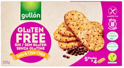 Gullón Gluten Free Oats &amp; Choc Chip 220 g