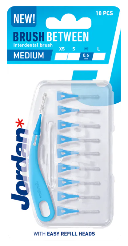 Jordan Brush Between Medium 0,6 mm 10 st