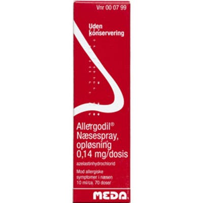 Allergodil Næsespray 0,14 mg 10 ml
