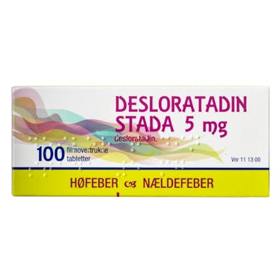 Desloratadin Stada Tabletter 5 mg 100 stk