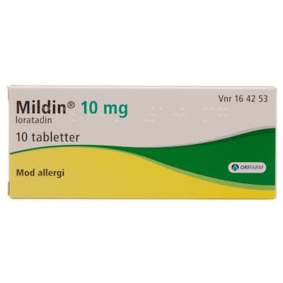 Mildin Tabletter 10 mg 10 stk