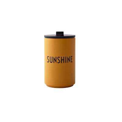 Design Letters Thermo/Insulated Cup Sunshine Mustard 1 stk