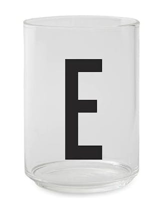 Design Letters Personal Drinking Glass E 1 stk