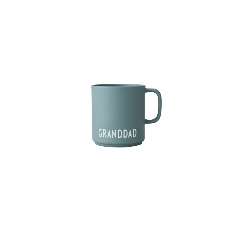 Design Letters Favourite Cup With Handle Granddad Love Dusty Green 1 st