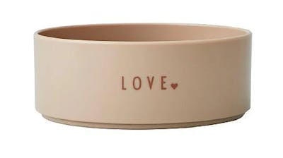 Design Letters Mini Favourite Bowl Tritan Love Beige 1 stk