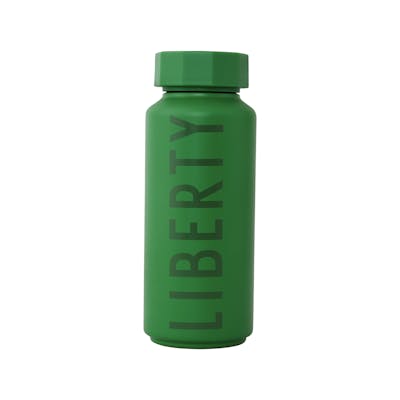 Design Letters Thermo/Geïsoleerde Fles Special Liberty Green 1 st